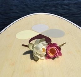 flowers on sup