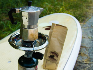 Bamboo SUP board Coffee